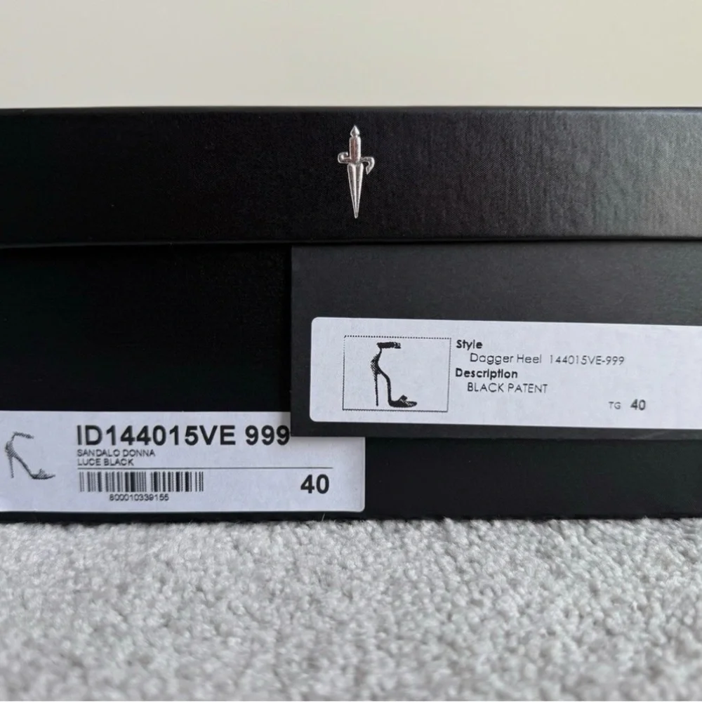 Brand NEW Cesare Paciotti Dagger Heel 40 EU 10 US - Picture 2 of 10